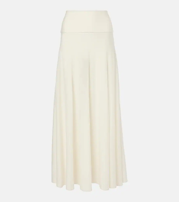  Alaia Alaã¯a Low-rise Virgin Wool Maxi Skirt 