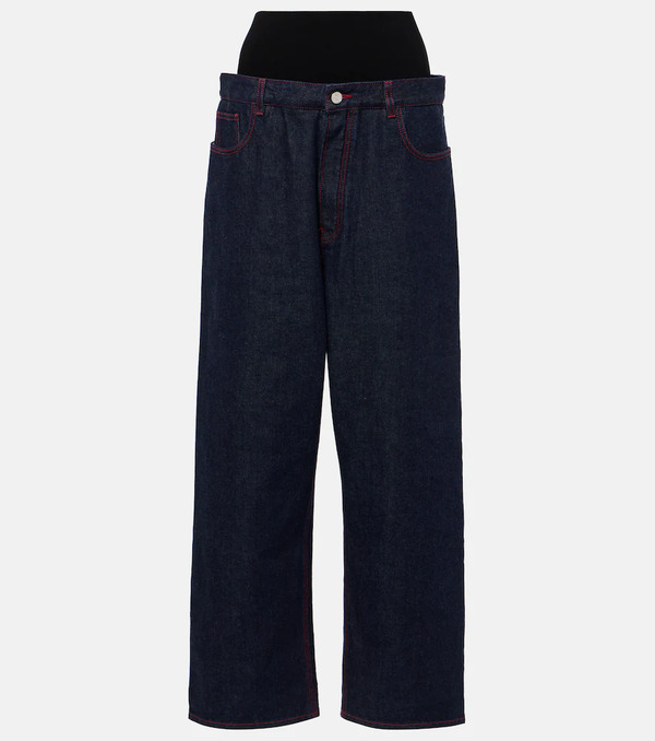  Alaia Alaã¯a Low-rise Wide-leg Jeans 