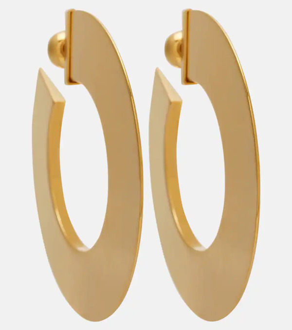  Alaia Alaã¯a Medium Hoop Earrings 