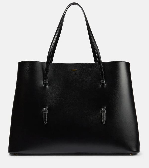  Alaia Alaã¯a Mina 50 Large Leather Tote Bag 