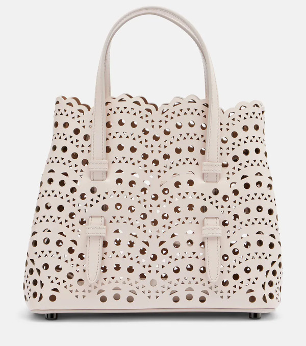  Alaia Alaã¯a Mina 20 Vienne Leather Tote Bag 