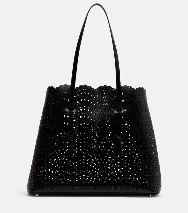  Alaia Alaã¯a Mina 37 Vienne Leather Tote Bag 