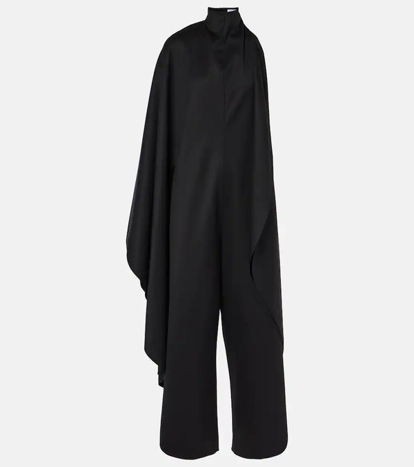  Alaia Alaã¯a Open-back Wool Grain De Poudre Jumpsuit 