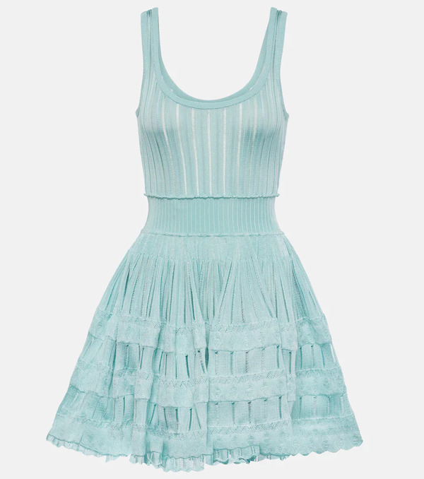  Alaia Alaã¯a Open-knit Minidress 