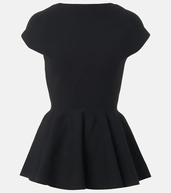  Alaia Alaã¯a Peplum Top 