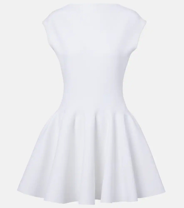  Alaia Alaã¯a Pleated Minidress 