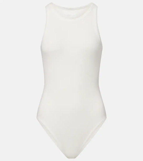  Alaia Alaã¯a Ribbed-knit Bodysuit 