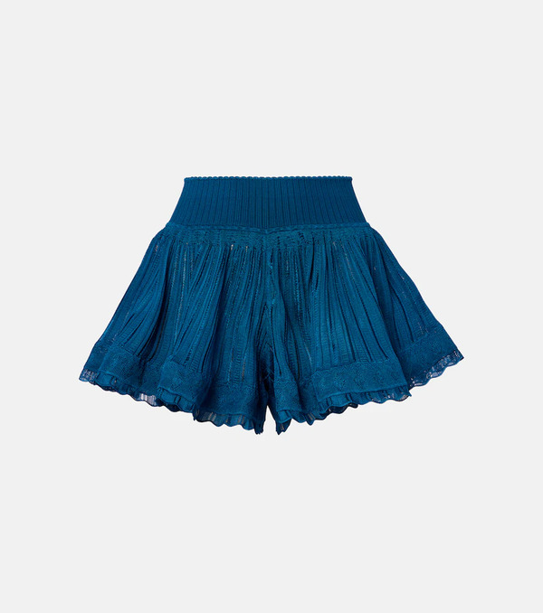  Alaia Alaã¯a Ribbed-knit Skort 