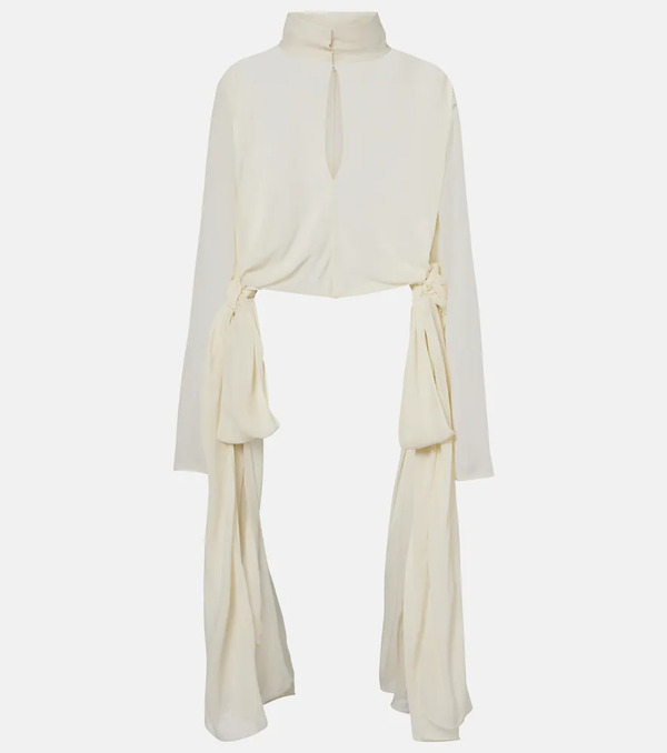  Alaia Alaã¯a Semi-sheer Blouse 