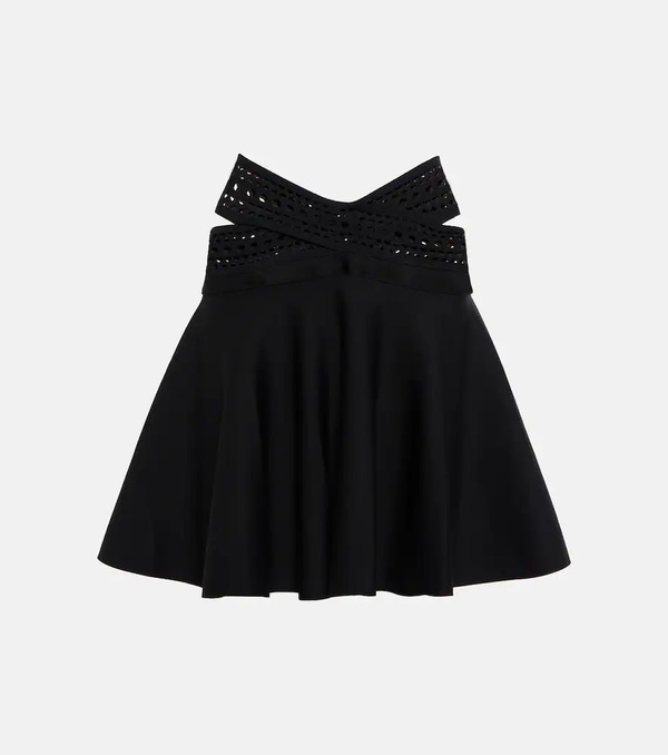  Alaia Alaã¯a Vienne High-rise Miniskirt 