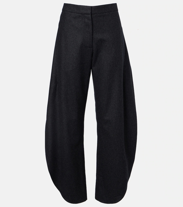  Alaia Alaã¯a Wool Barrel-leg Pants 