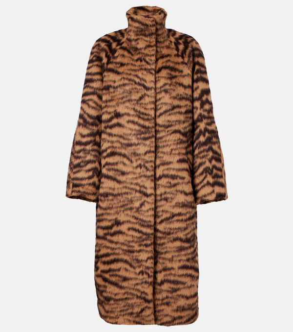  Alaia Alaã¯a Wool-blend Jacquard Coat 