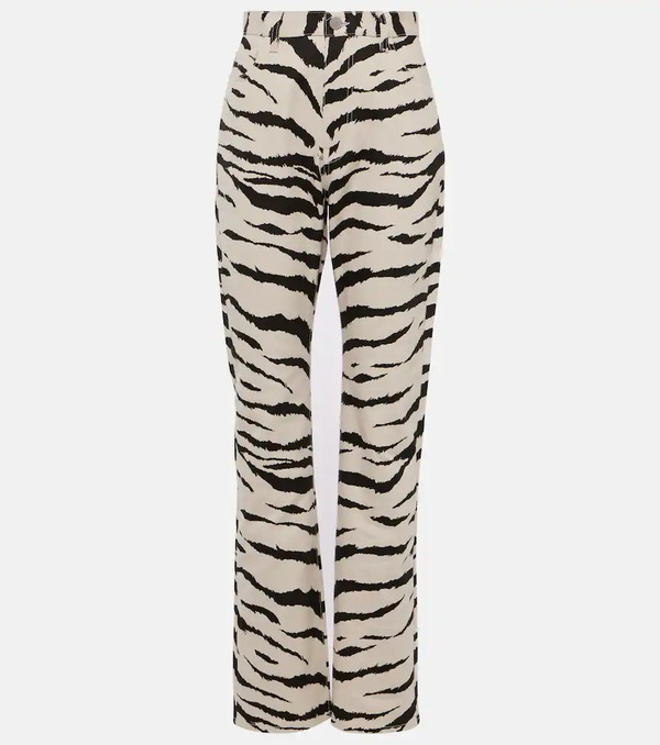  Alaia Alaã¯a Zebra-print Jeans 