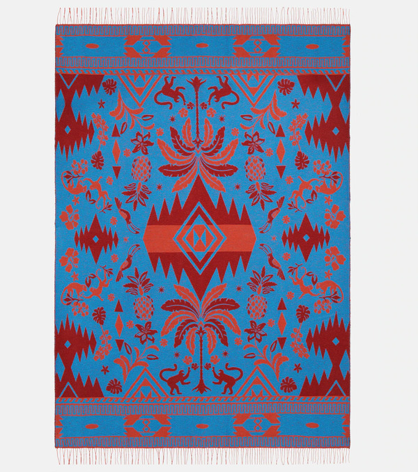 Alanui Alanui Explosion Of Nature Summer Jacquard Throw 