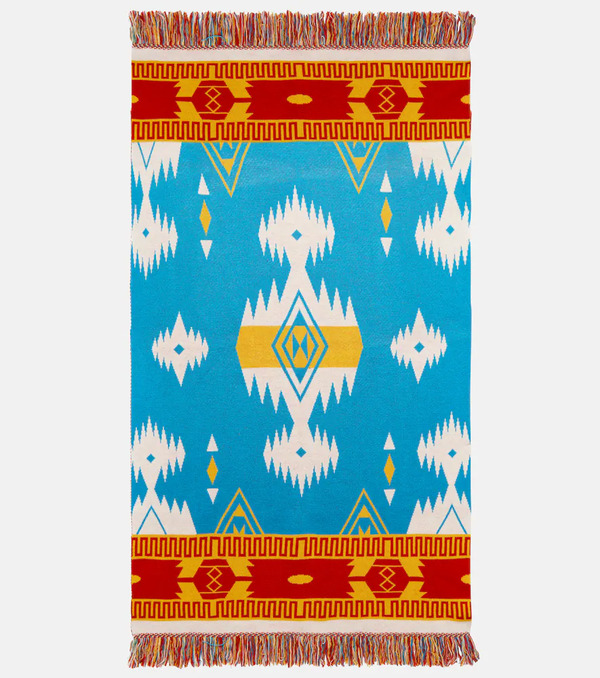  Alanui Alanui Icon Jacquard Wool Throw 