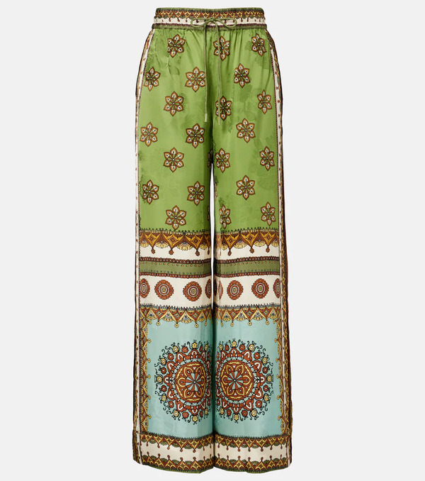  Alemais Alã©mais Contina Jacquard Palazzo Pants 