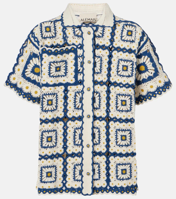  Alemais Alã©mais Dolly Crochet Cotton Shirt 