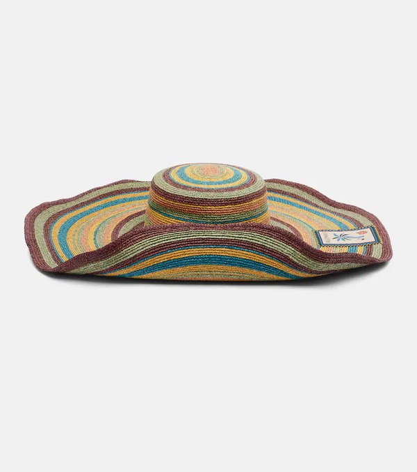  Alemais Alã©mais Dusk Striped Raffia Sun Hat 