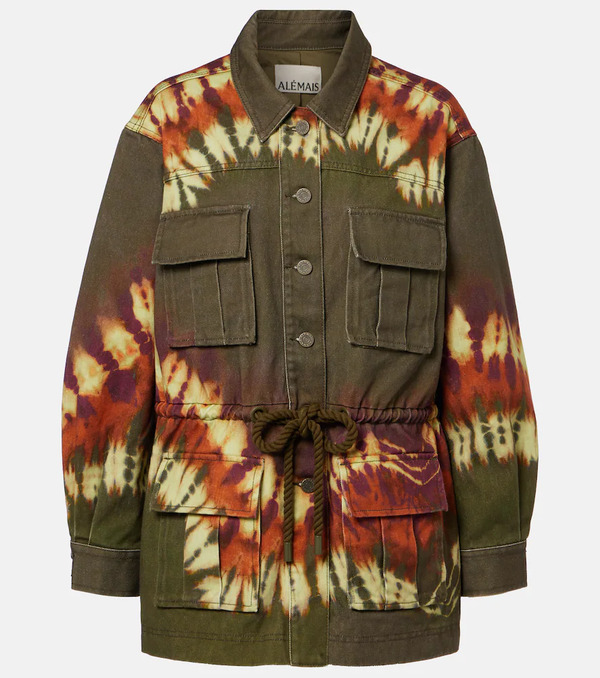  Alemais Alã©mais Marilyn Dyed Denim Jacket 