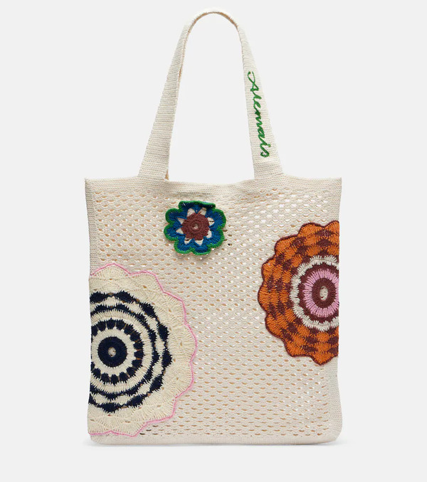  Alemais Alã©mais Medium Crochet Tote Bag 