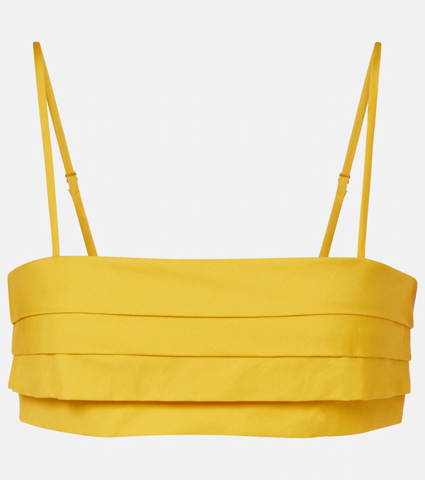  Alemais Alã©mais Mokshini Cotton Crop Top 