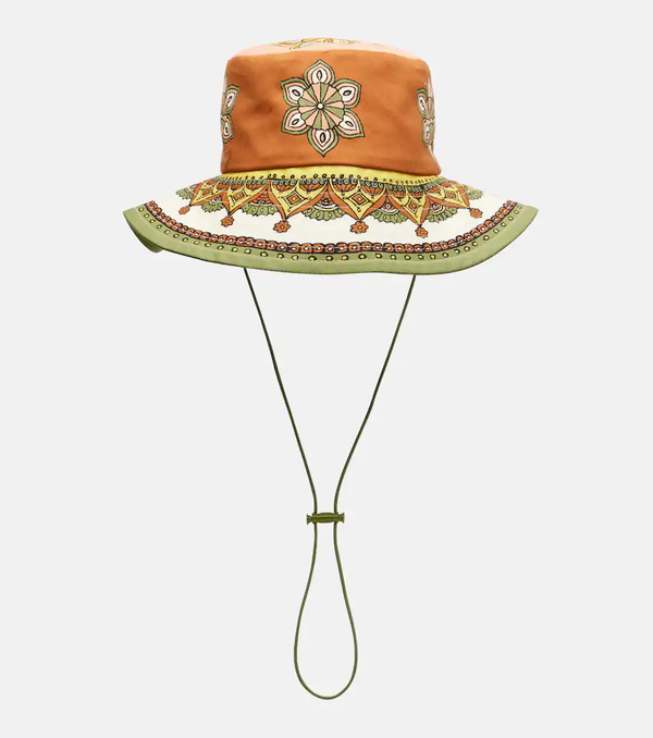 Alemais Alã©mais Printed Cotton Fedora 