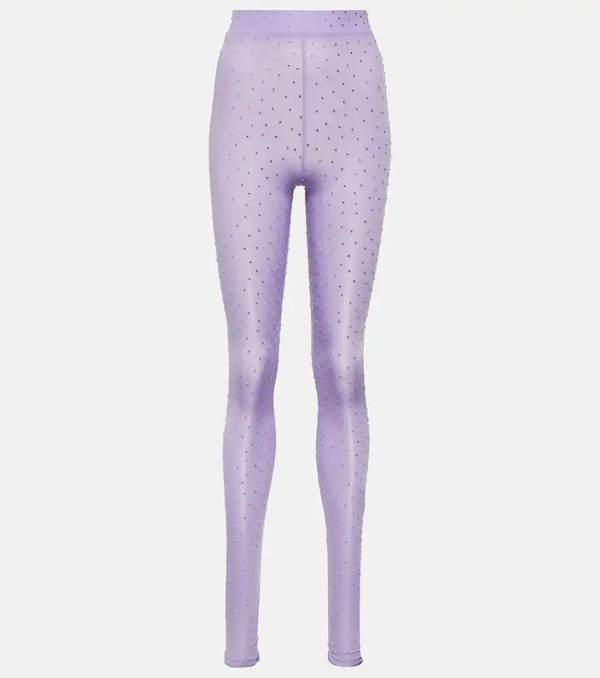  Alex Perry Alex Perry Crystal-embellished Jersey Tights 