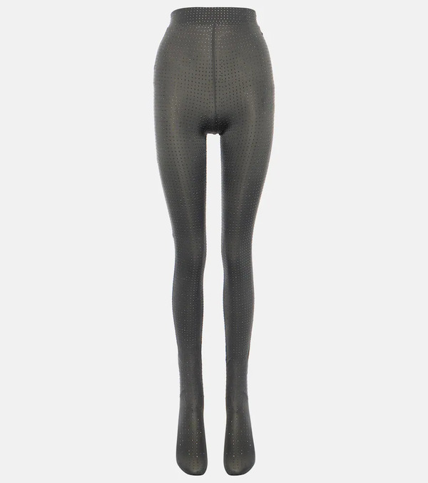  Alex Perry Alex Perry Crystal-embellished Jersey Tights 