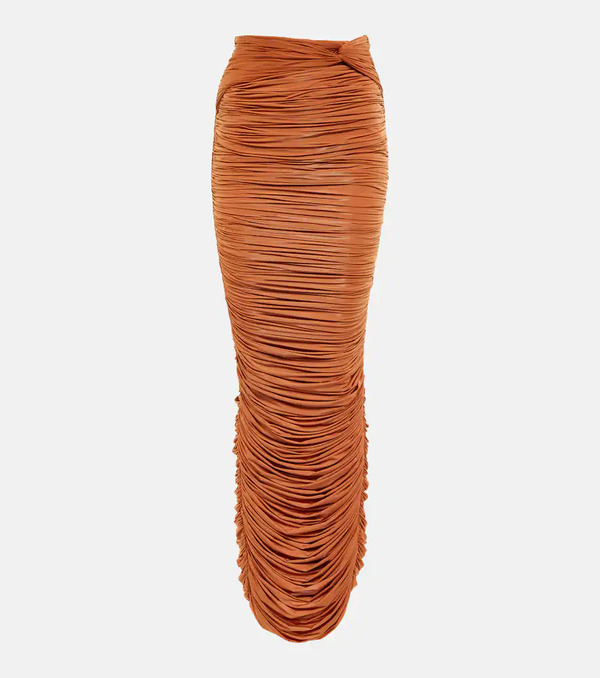  Alex Perry Alex Perry Hartley Ruched Maxi Skirt 