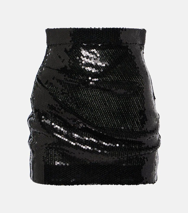  Alex Perry Alex Perry High-rise Sequined Miniskirt 