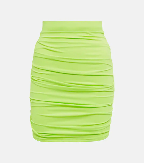  Alex Perry Alex Perry Ruched High-rise Miniskirt 