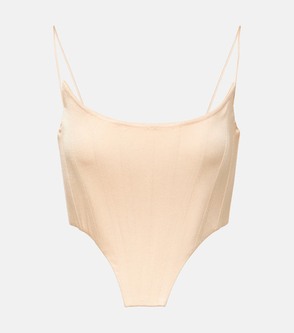  Alex Perry Alex Perry Satin Bustier Top 