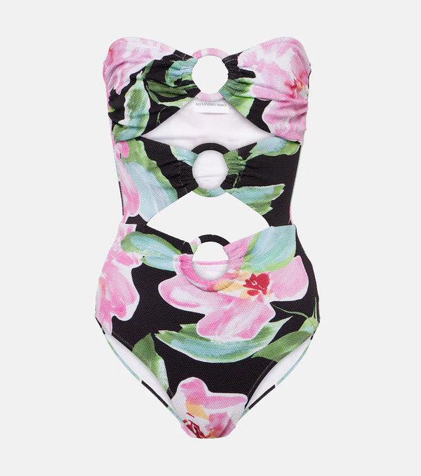  Alexandra Miro Alexandra Miro Anya Cutout Floral Swimsuit 