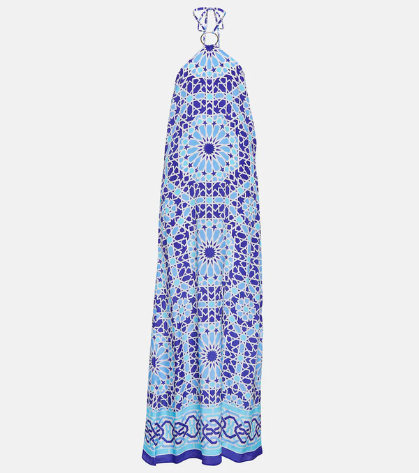  Alexandra Miro Alexandra Miro Asher Printed Halterneck Maxi Dress 