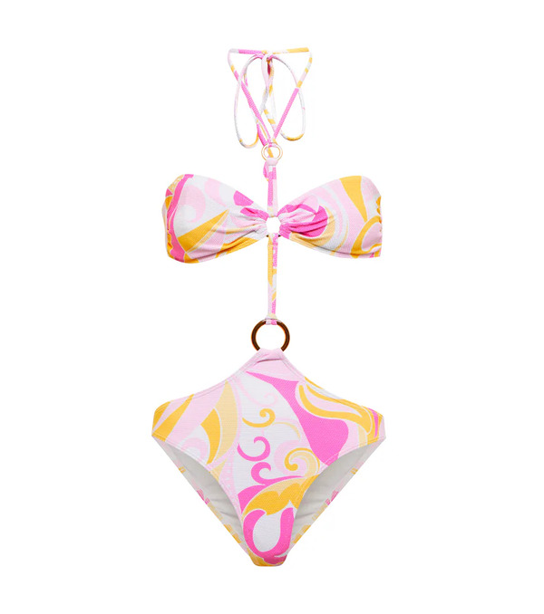  Alexandra Miro Alexandra Miro Dorothea Cutout Halterneck Swimsuit 