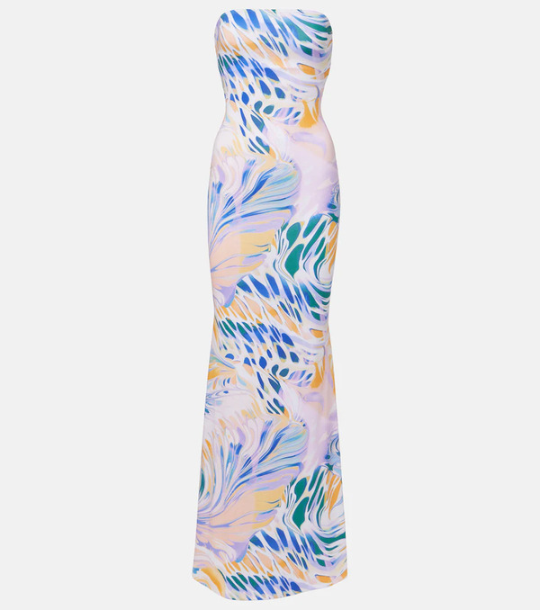  Alexandra Miro Alexandra Miro Elodie Printed Maxi Dress 