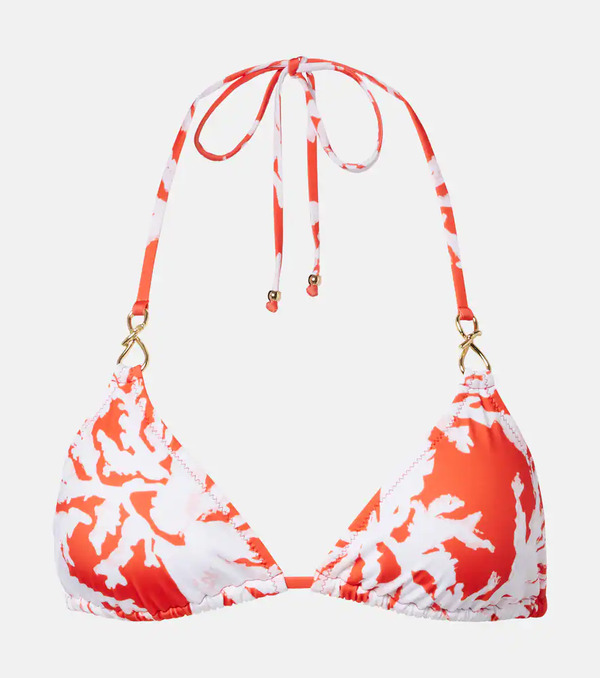  Alexandra Miro Alexandra Miro Leoni Printed Bikini Top 