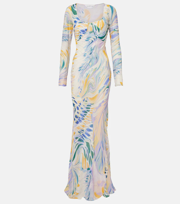  Alexandra Miro Alexandra Miro Lois Printed Maxi Dress 