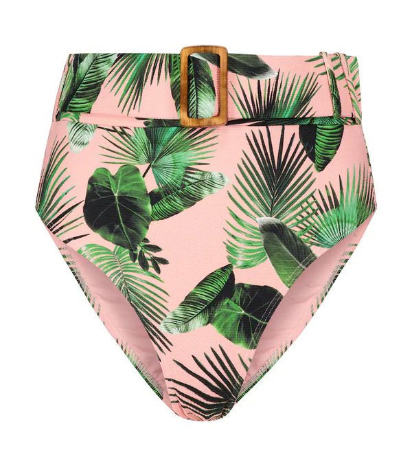  Alexandra Miro Alexandra Miro Ursula Palm-print Bikini Bottoms 