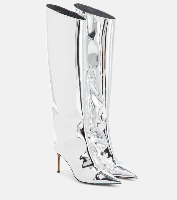  Alexandre Vauthier Alexandre Vauthier Alex 105 Metallic Knee-high Boots 