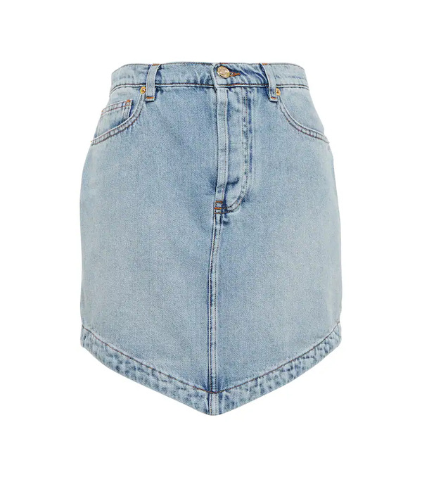  Alexandre Vauthier Alexandre Vauthier Asymmetric Denim Miniskirt 