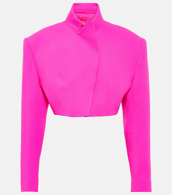  Alexandre Vauthier Alexandre Vauthier Cropped Wool Jacket 