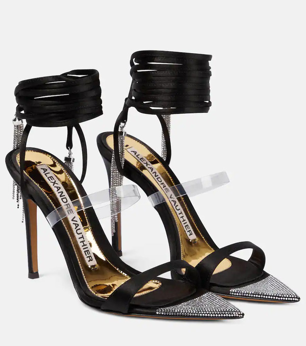  Alexandre Vauthier Alexandre Vauthier Metafisico 105 Crystal-embellished Sandals 
