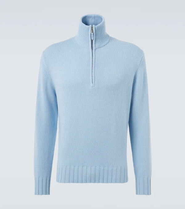  Allude Allude Cashmere Half-zip Sweater 