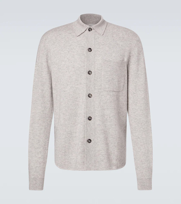 Allude Allude Cotton And Cashmere Overshirt 