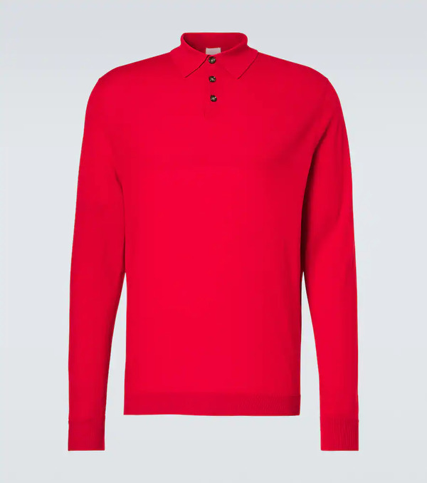  Allude Allude Virgin Wool Polo Shirt 
