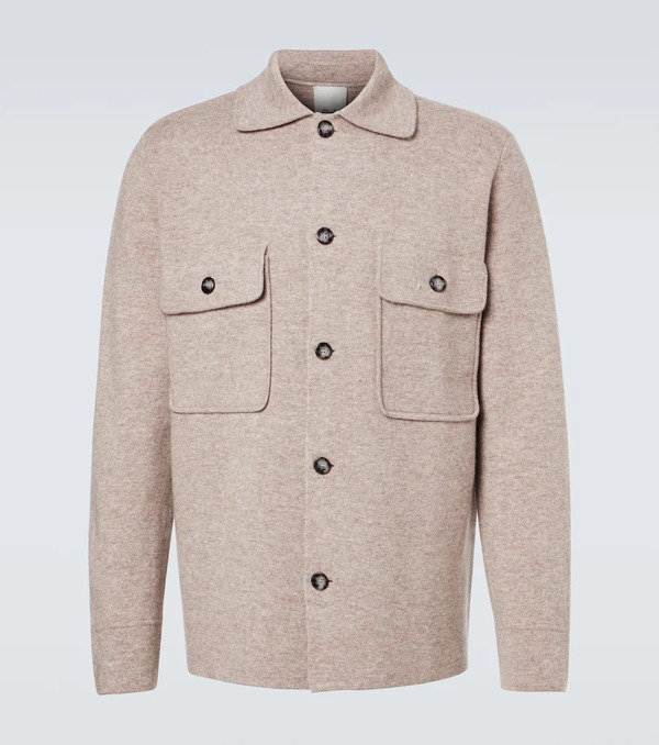  Allude Allude Wool And Cashmere Overshirt 