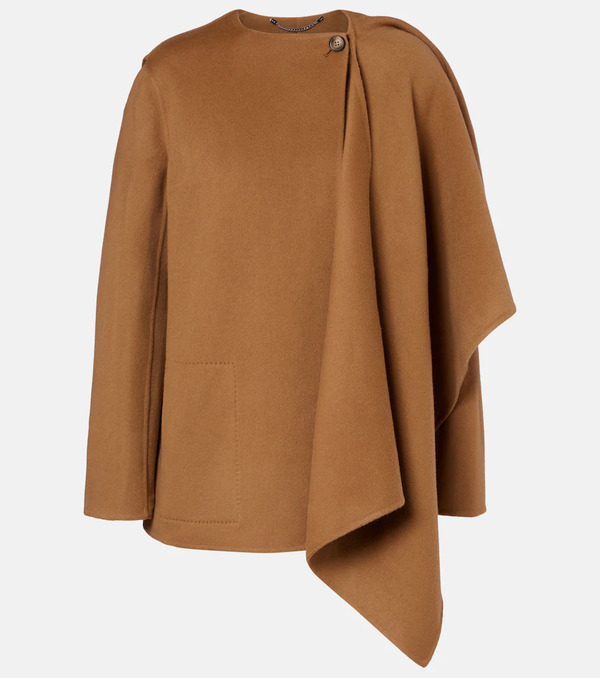  Altuzarra Altuzarra Dak Caped Wool-blend Coat 