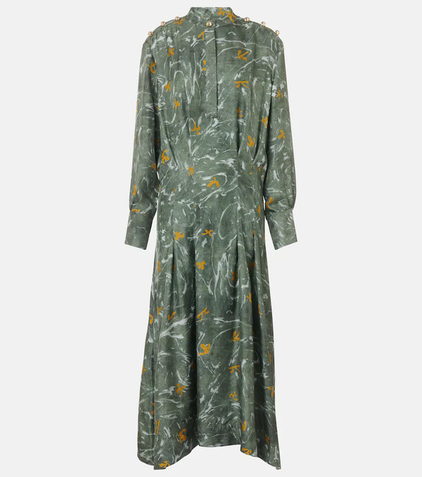  Altuzarra Altuzarra Felicia Studded Silk Maxi Dress 