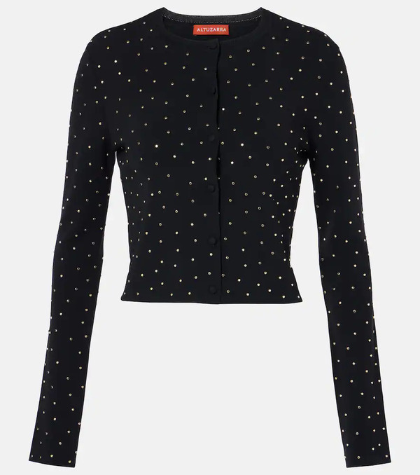  Altuzarra Altuzarra Ferris Embellished Cropped Cardigan 